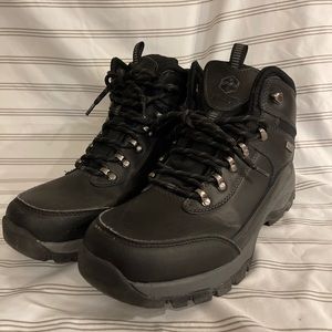 Khombu Men's Leather K-Guard Hiking Boots Size 10M